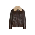 Max Mara Brauner Lammleder-Bomber