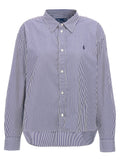 Polo Ralph Lauren Blaue Baumwollbluse