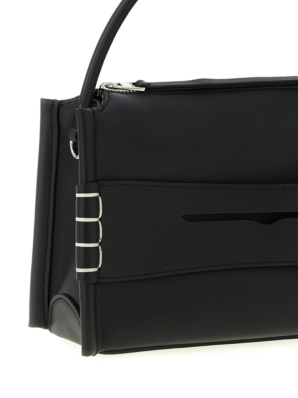 J.W.Anderson Schwarze Kalbsleder-Schultertasche