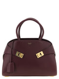 Ferragamo Handtasche aus bordeauxrotem Kalbsleder