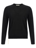 Fendi Schwarzer Cardigan aus Schurwolle