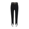 Self-Portrait Schwarze Athletic Hose aus Viskose