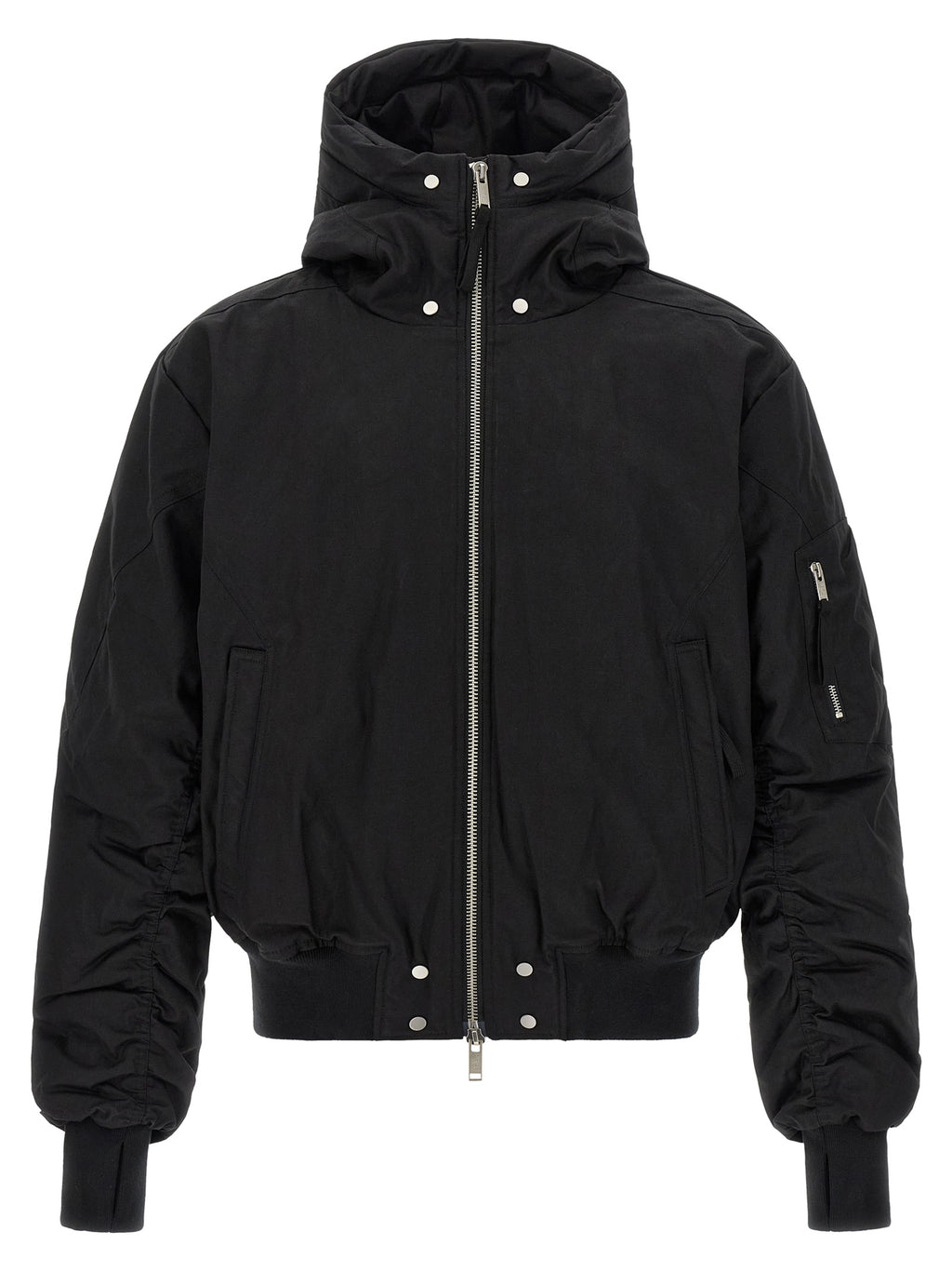 Thom Krom Schwarzer Bomber aus Baumwolle