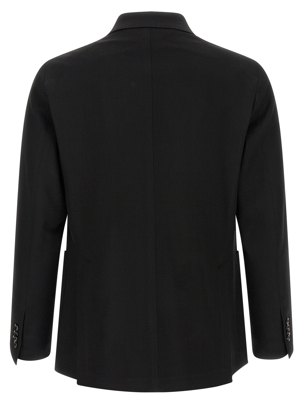 Tagliatore Schwarzer Blazer aus reiner Schurwolle