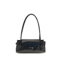 Marni Schwarze Bos Taurus Kalbsleder Schultertasche