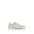 Fendi Weiße Low-Top-Sneaker aus Kalbsleder Bos Taurus