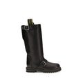 Fendi Schwarze Schnürstiefel aus Kalbsleder Bos Taurus