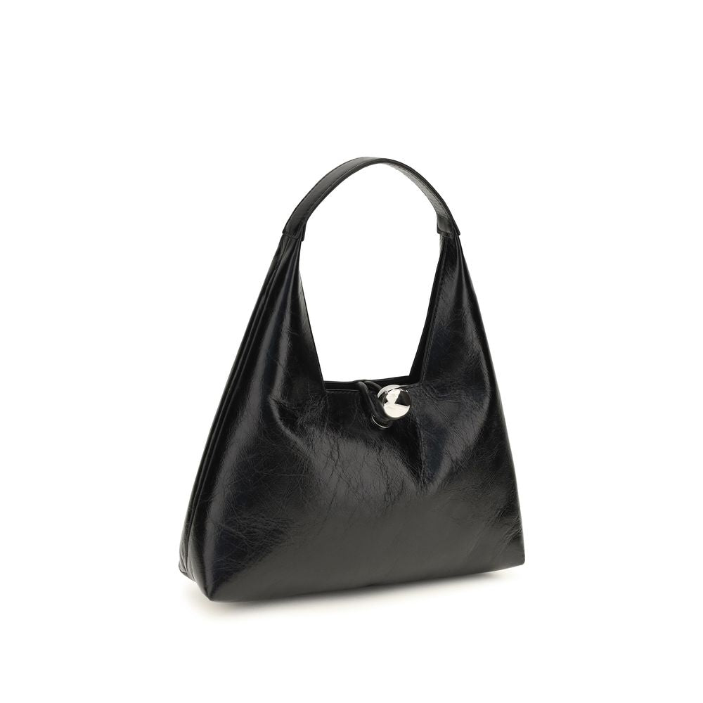 Marni Schwarze Bos Taurus Kalbsleder Schultertasche