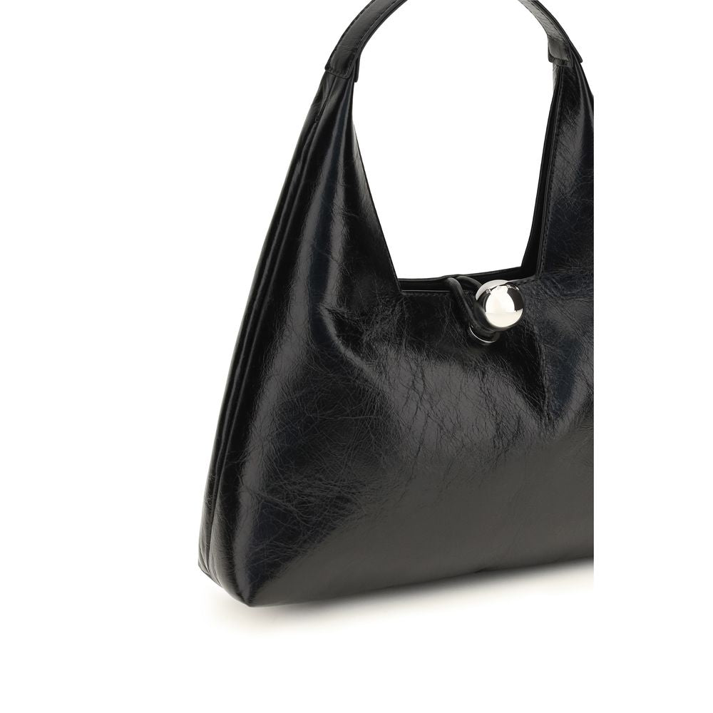Marni Schwarze Bos Taurus Kalbsleder Schultertasche