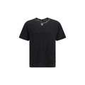Moncler Grenoble Schwarzes Baumwoll-T-Shirt