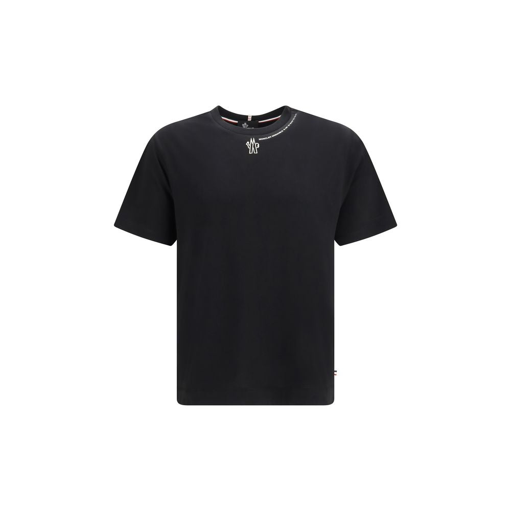 Moncler Grenoble Schwarzes Baumwoll-T-Shirt