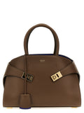 Ferragamo Braune Kalbsleder-Handtasche