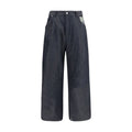 PDF Channel Blaue Baumwolljeans im Relaxed Fit