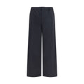 LAMINAR Schwarze Nylon Casual Hose