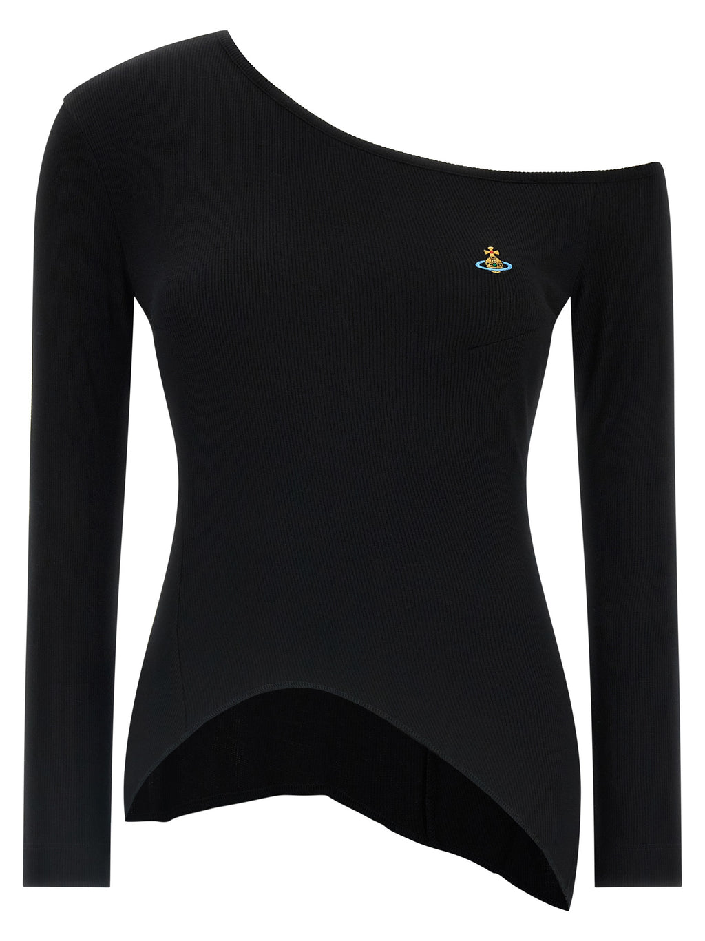 Vivienne Westwood Schwarzes Langarmshirt aus Viskose