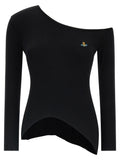 Vivienne Westwood Schwarzes Langarmshirt aus Viskose