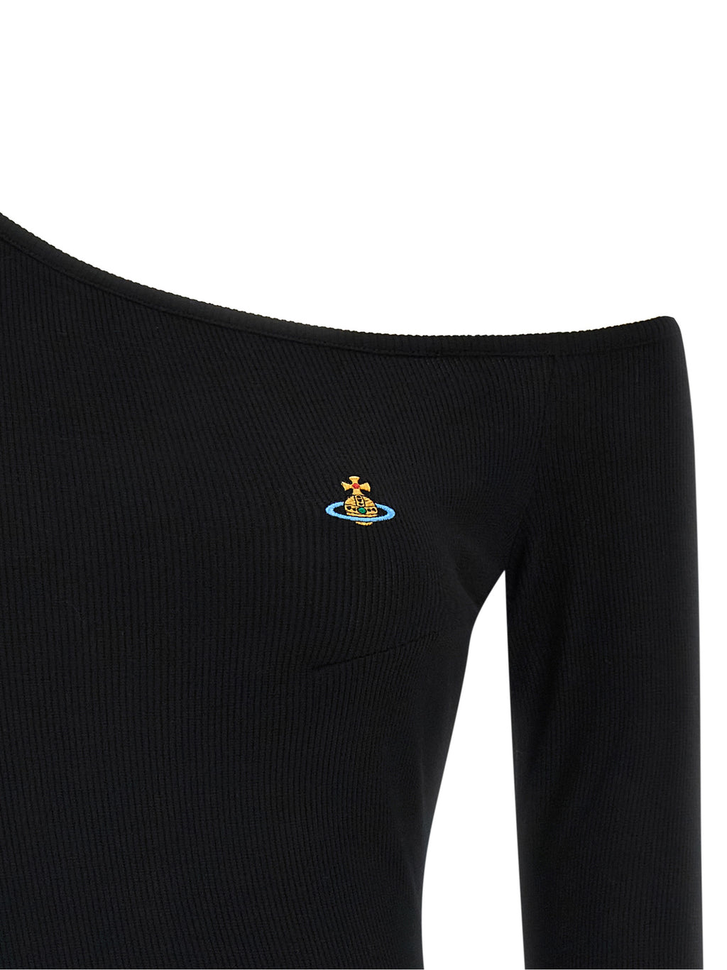 Vivienne Westwood Schwarzes Langarmshirt aus Viskose