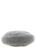 Vivienne Westwood Grauer Wollhut im Flatcap-Stil