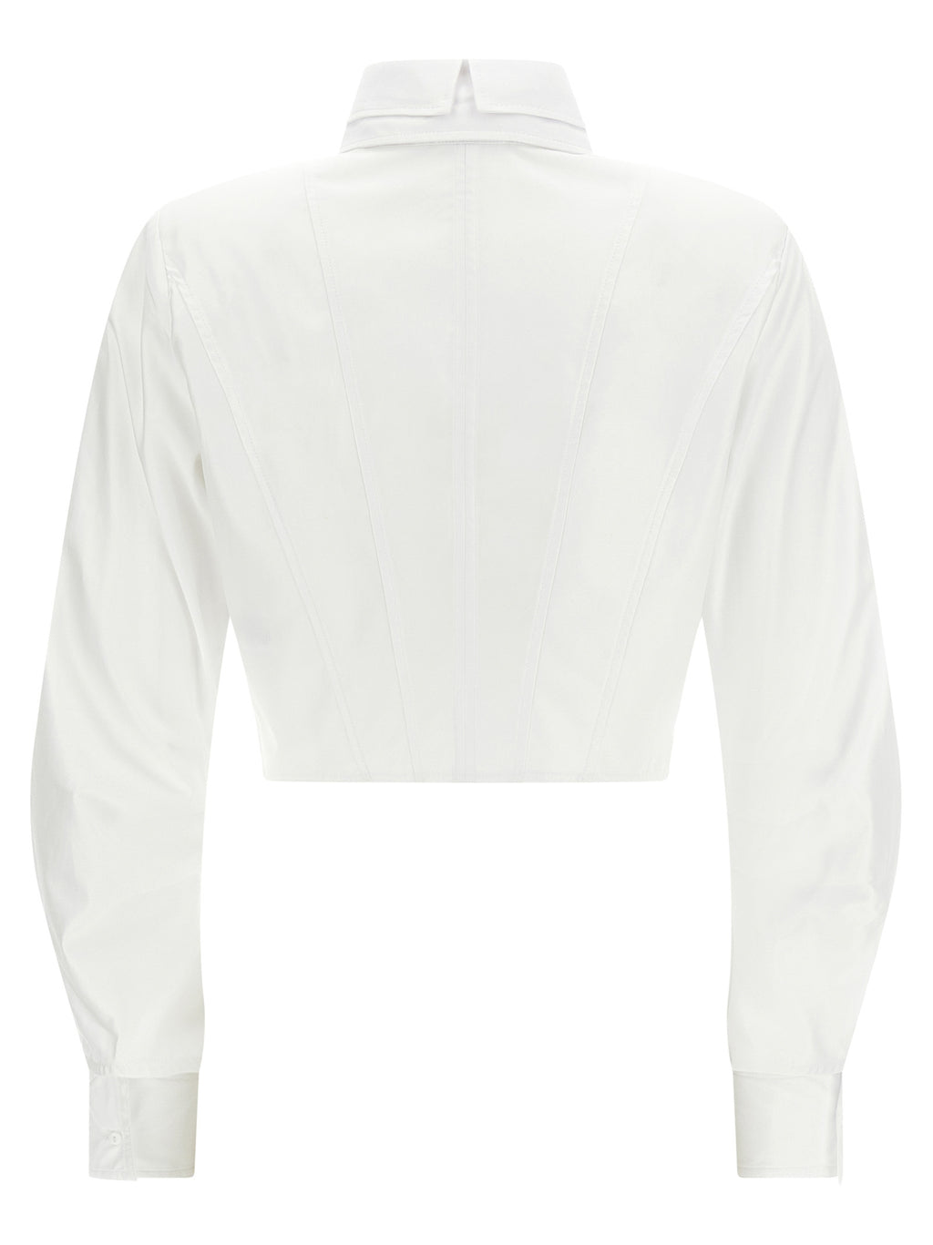 Elisabetta Franchi Weiße Baumwollbluse