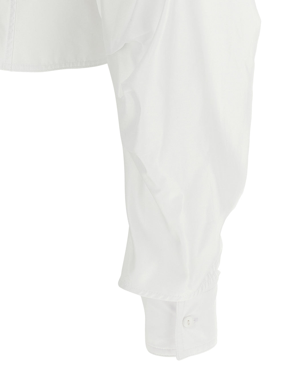 Elisabetta Franchi Weiße Baumwollbluse