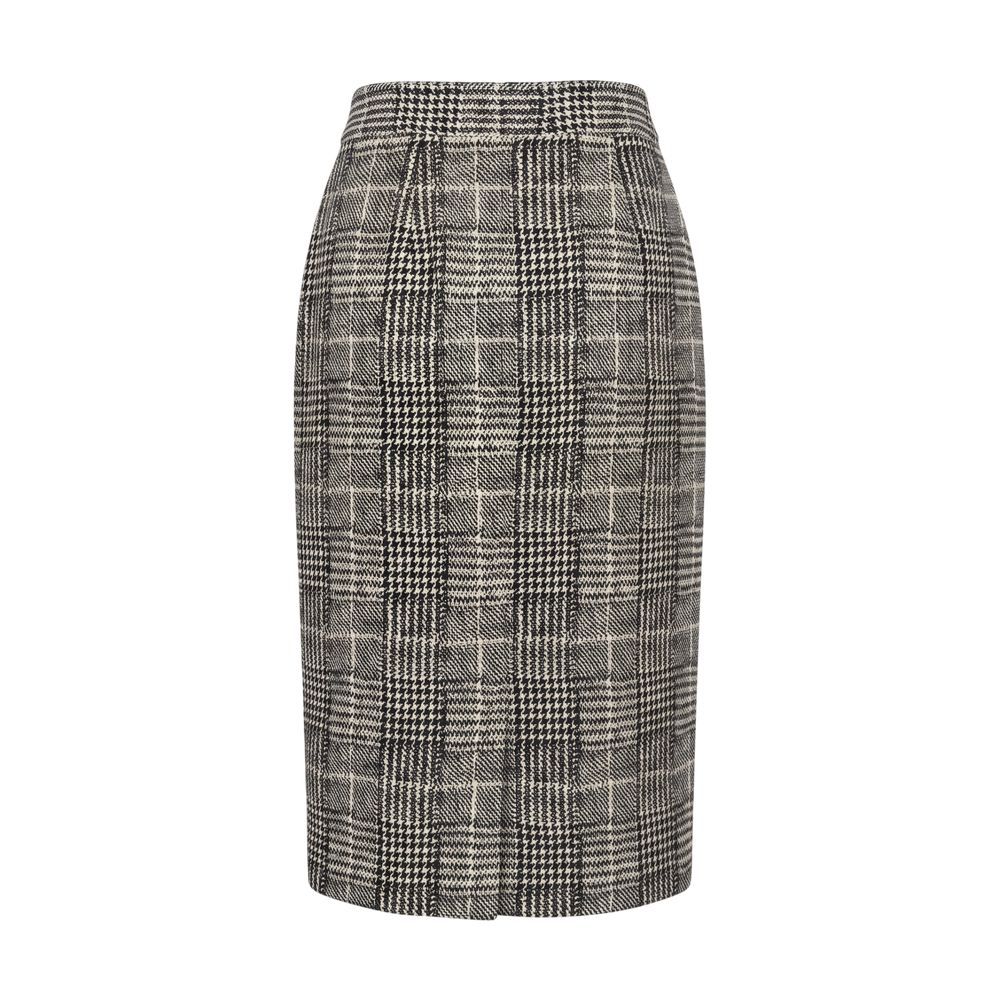 Baldinini Trend Weißer Baumwollrock