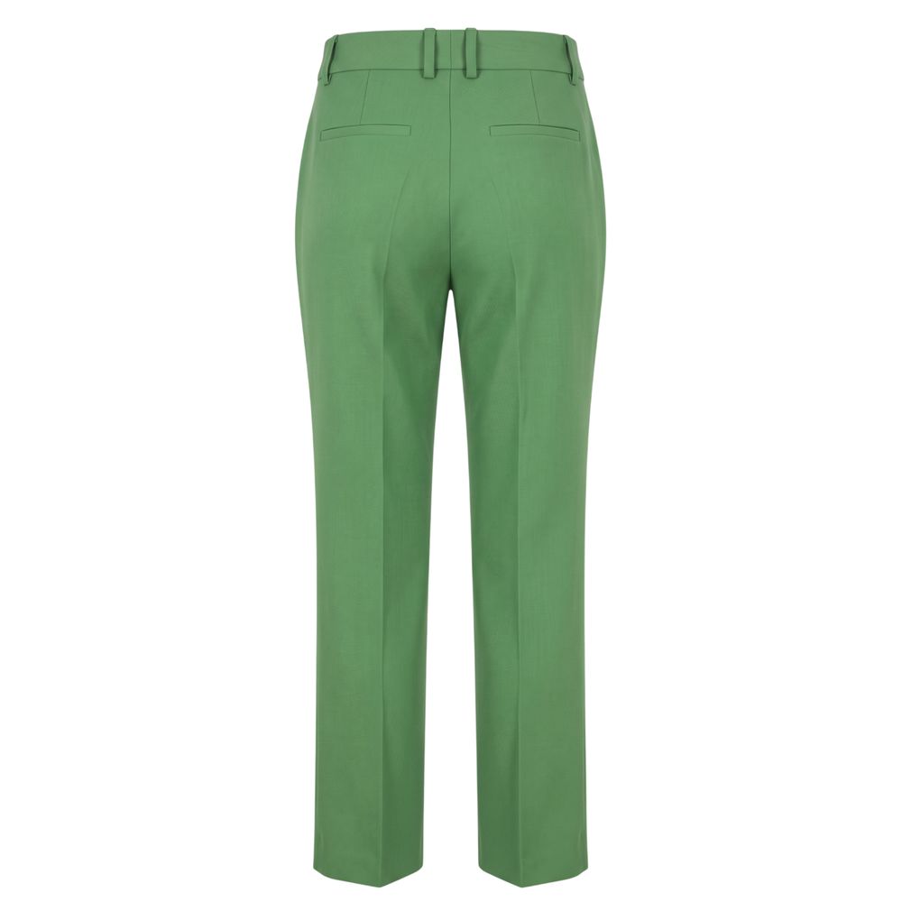 Baldinini Trend Grüne Damen-Hose aus Polyester