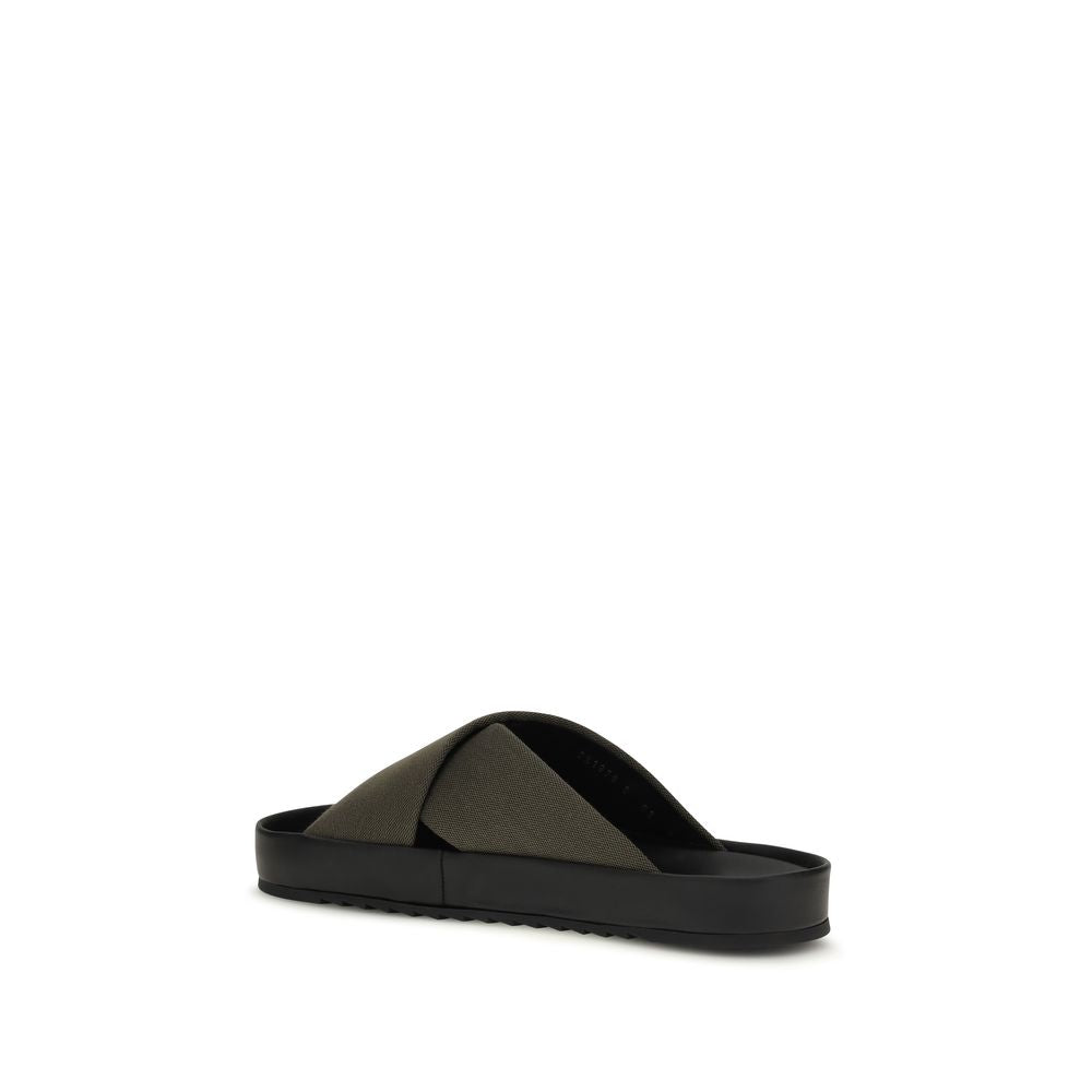 Fendi Zweifarbige Polyester-Sandalen