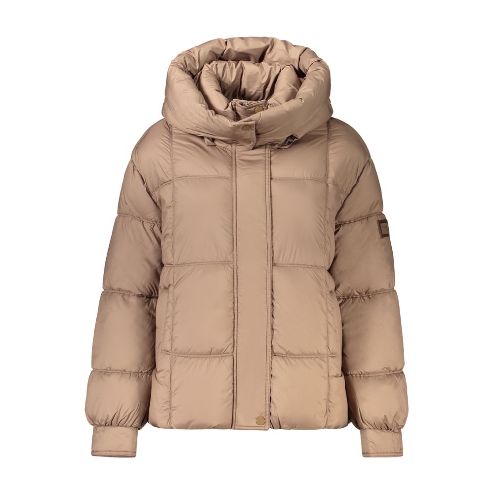 Pepe Jeans Braune Damenjacke aus Polyester