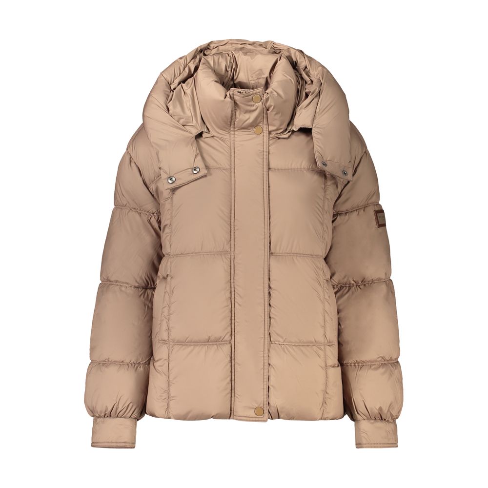 Pepe Jeans Braune Damenjacke aus Polyester
