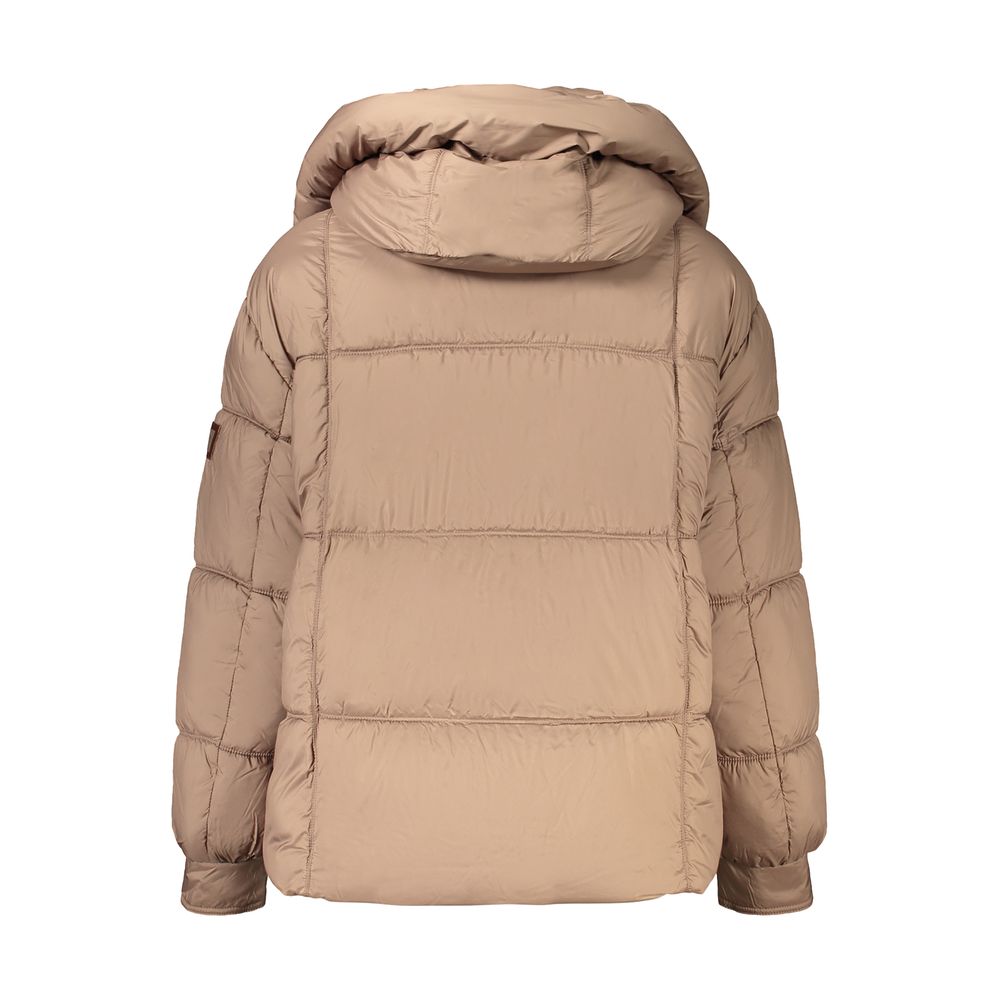 Pepe Jeans Braune Damenjacke aus Polyester