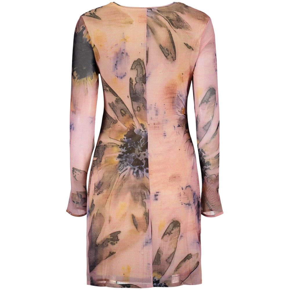 Desigual Pinkes Damenkleid aus Polyester