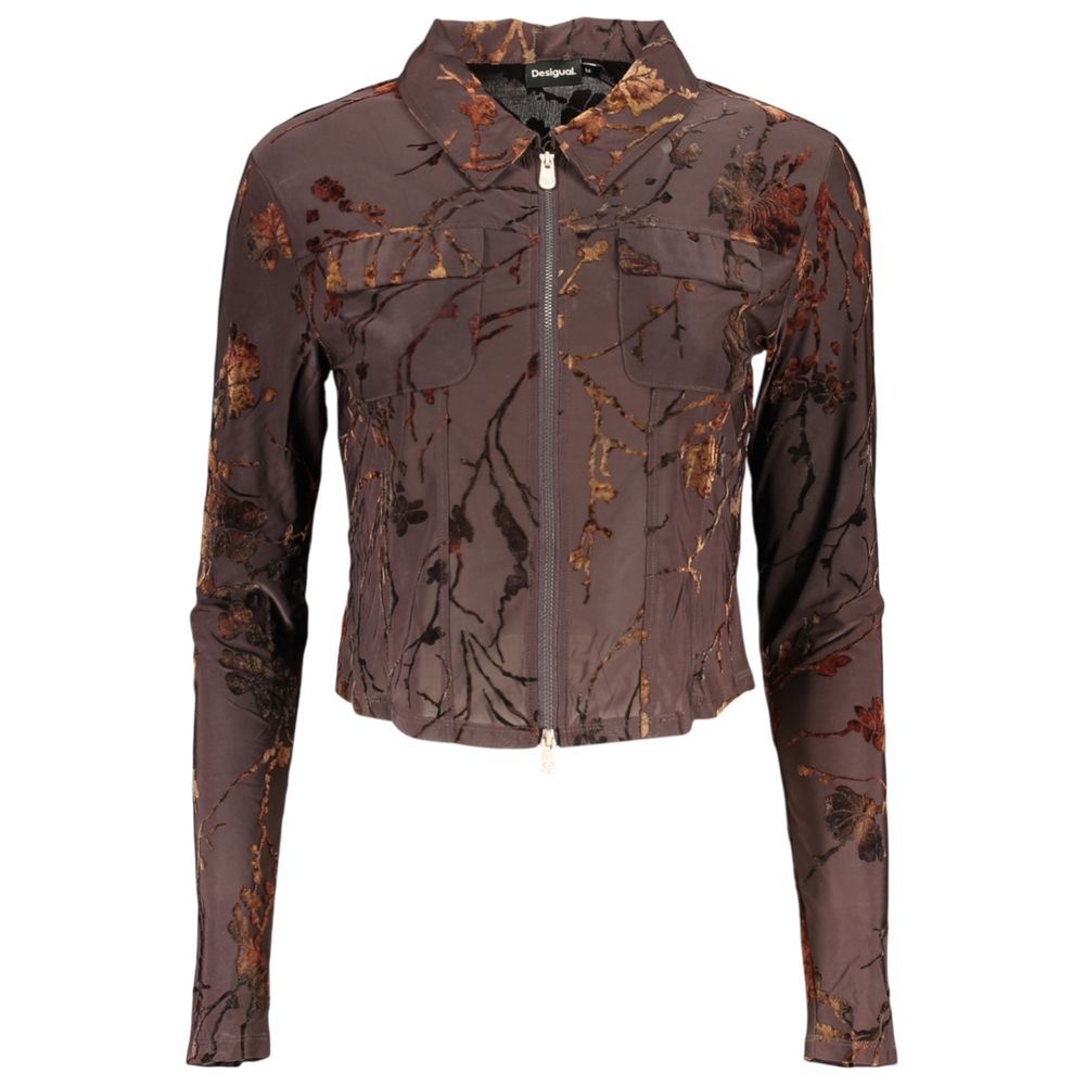 Desigual Brauner Damenpullover aus Polyester