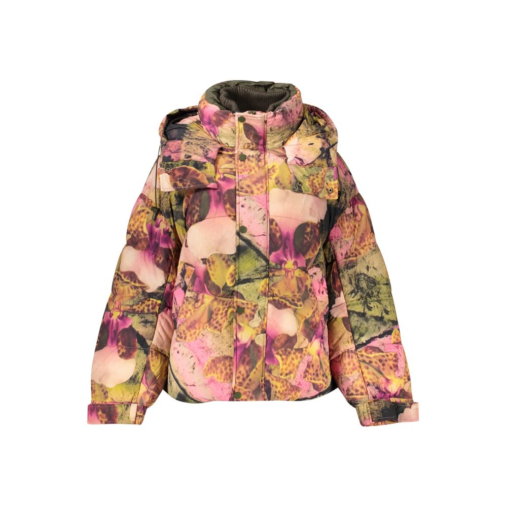 Desigual Pink Polyamid Damenjacke