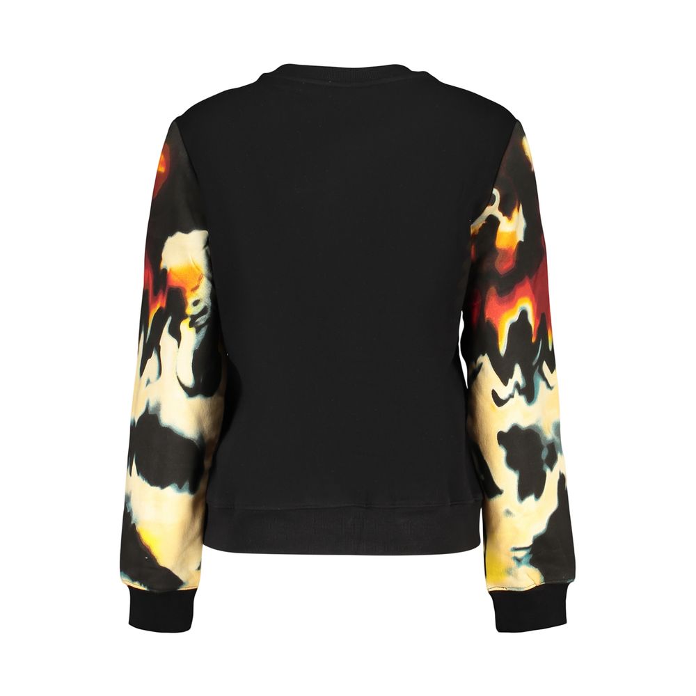 Desigual Schwarzer Baumwoll-Sweatshirt