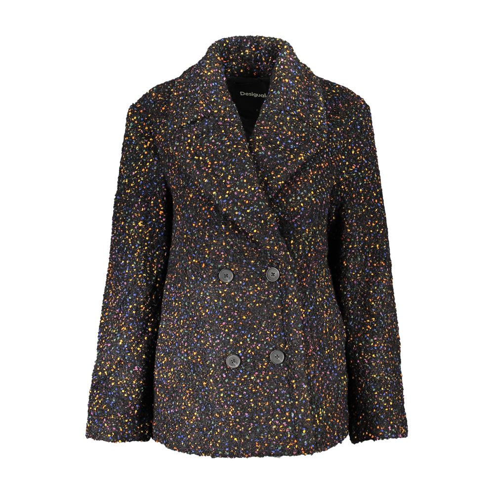 Desigual Schwarze Damenjacke aus Polyester