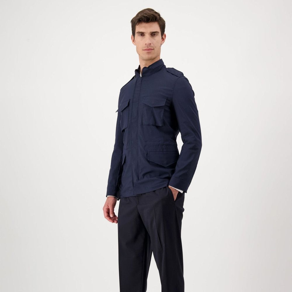 Autore Marineblaue Baumwolljacke