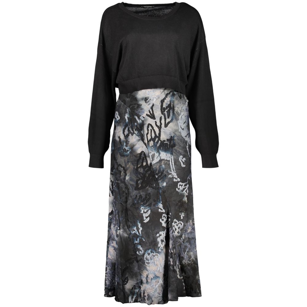 Desigual Damenkleid aus blauem Polyester