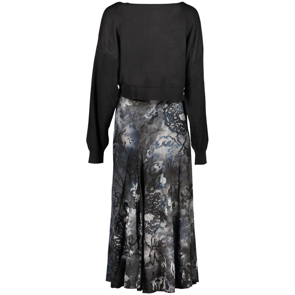 Desigual Damenkleid aus blauem Polyester
