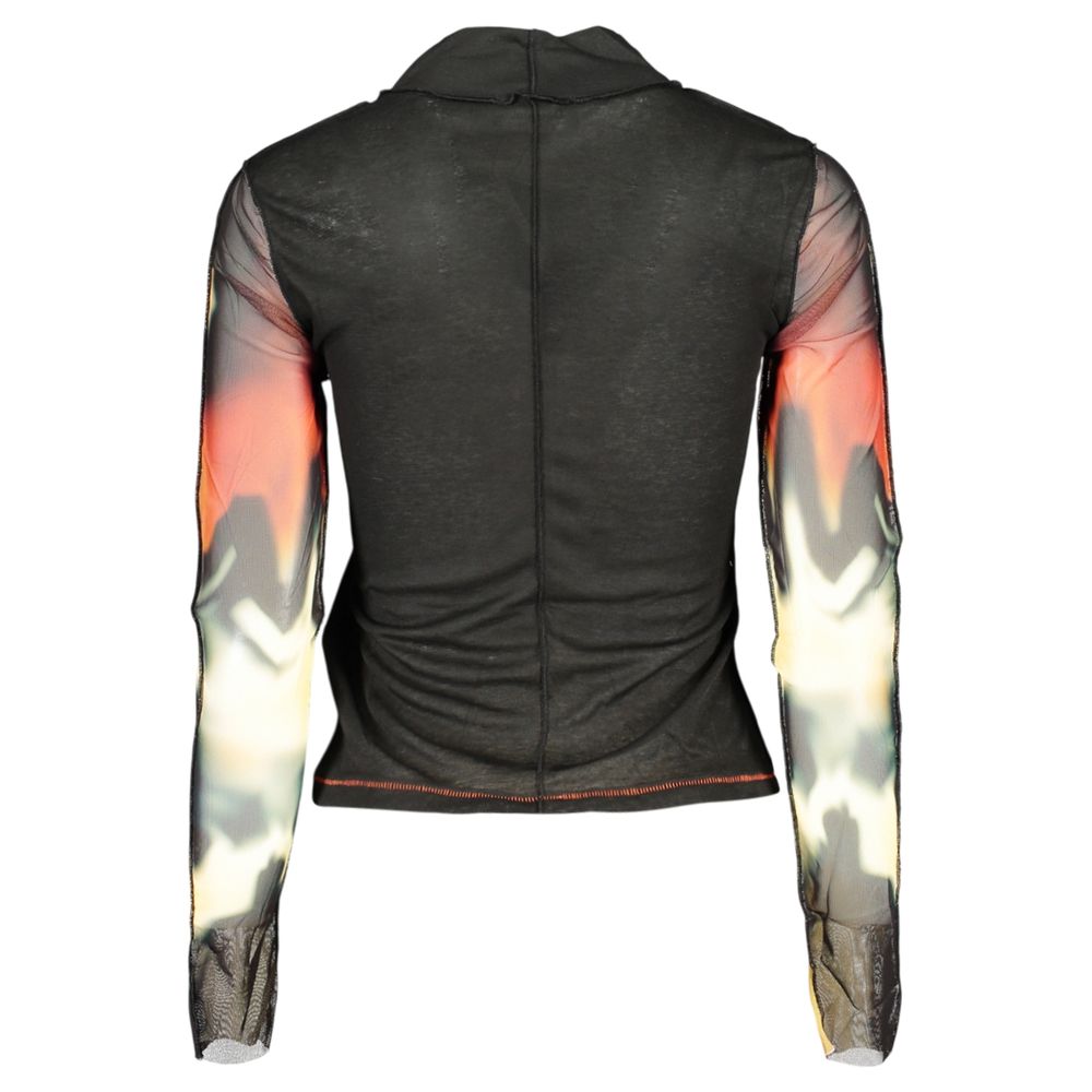 Desigual Schwarzer Polyester-Damenpullover