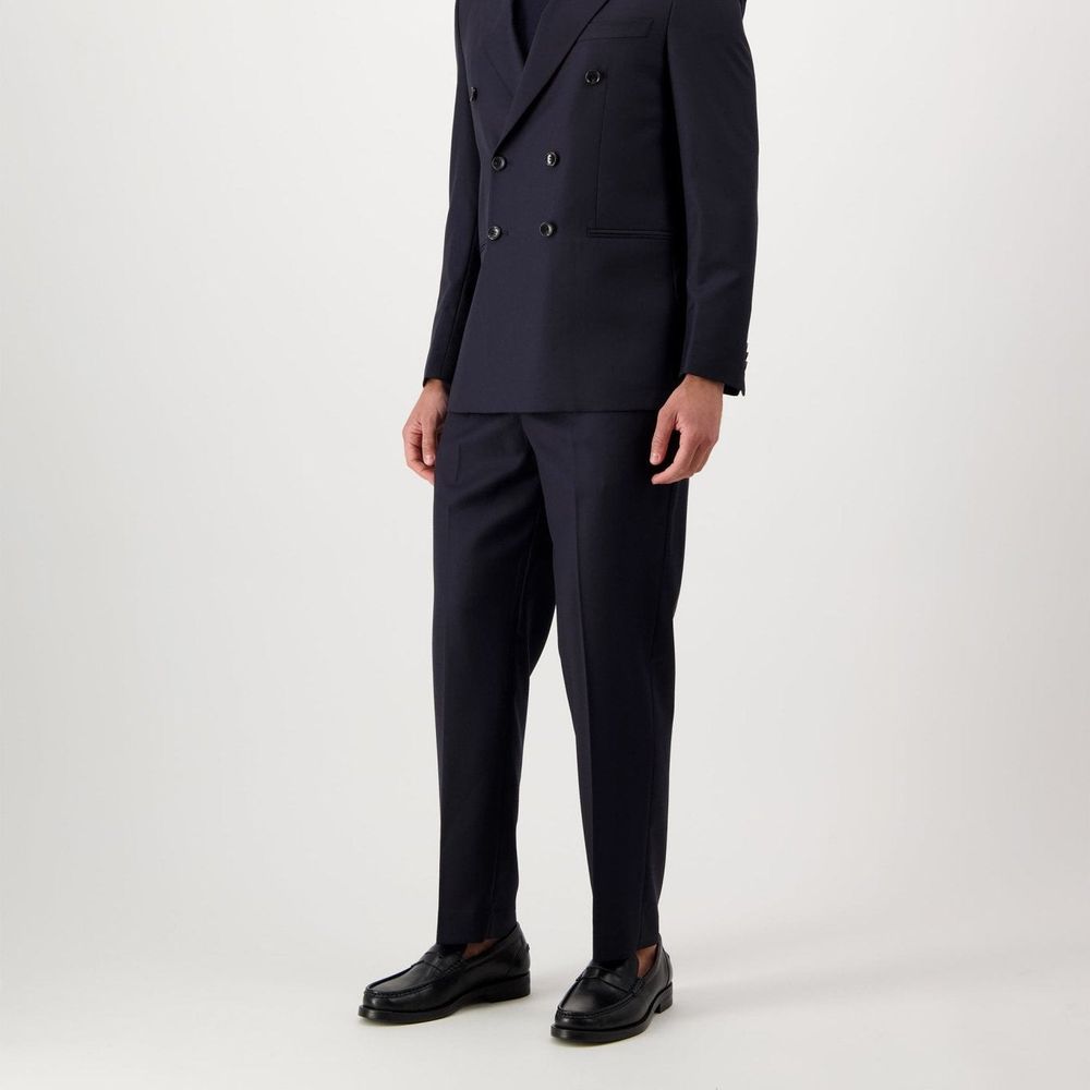 Autore Elegante blaue Woll-Hose