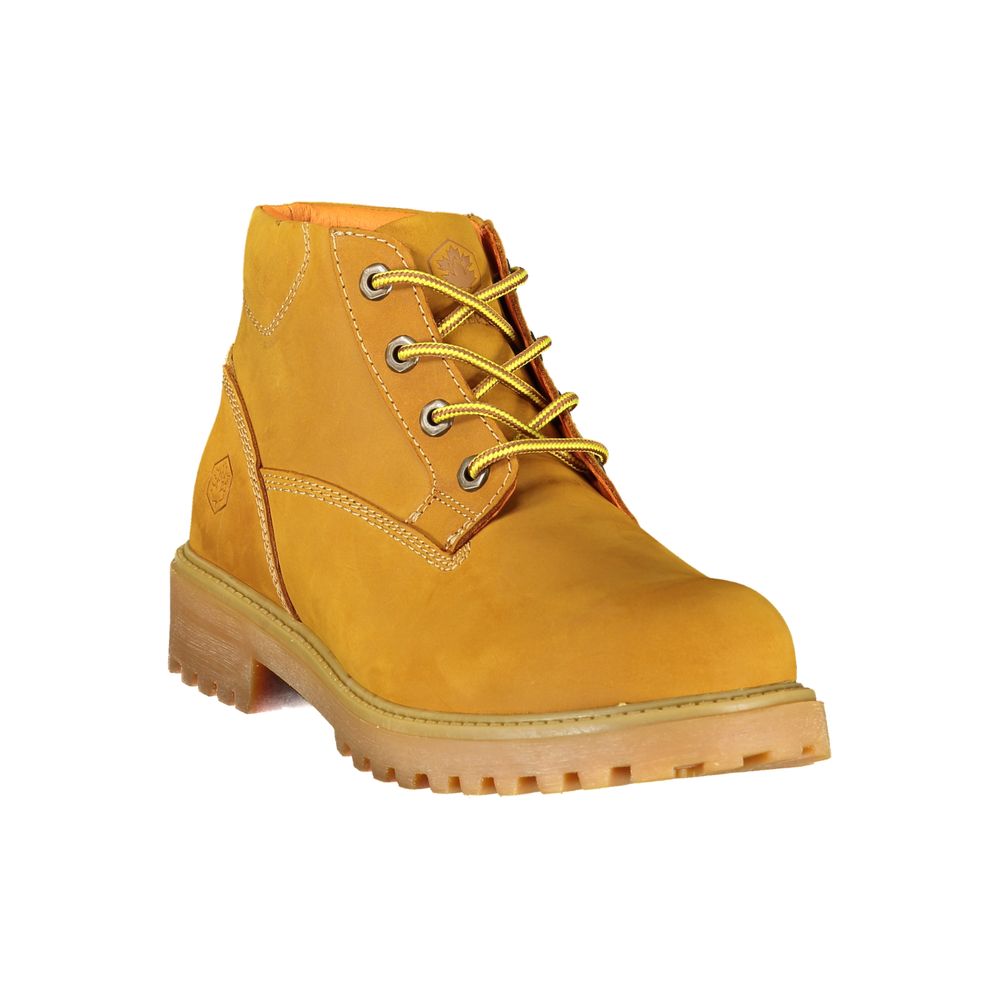 Lumberjack Gelber Herren-Sneaker aus Leder