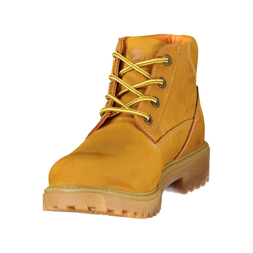 Lumberjack Gelber Herren-Sneaker aus Leder