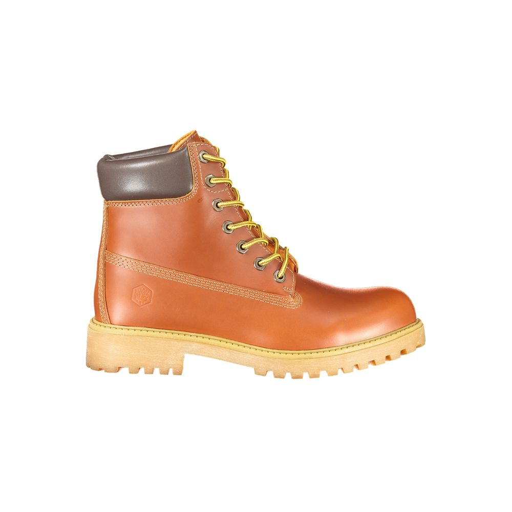 Lumberjack Brauner Leder-Sneaker für Herren