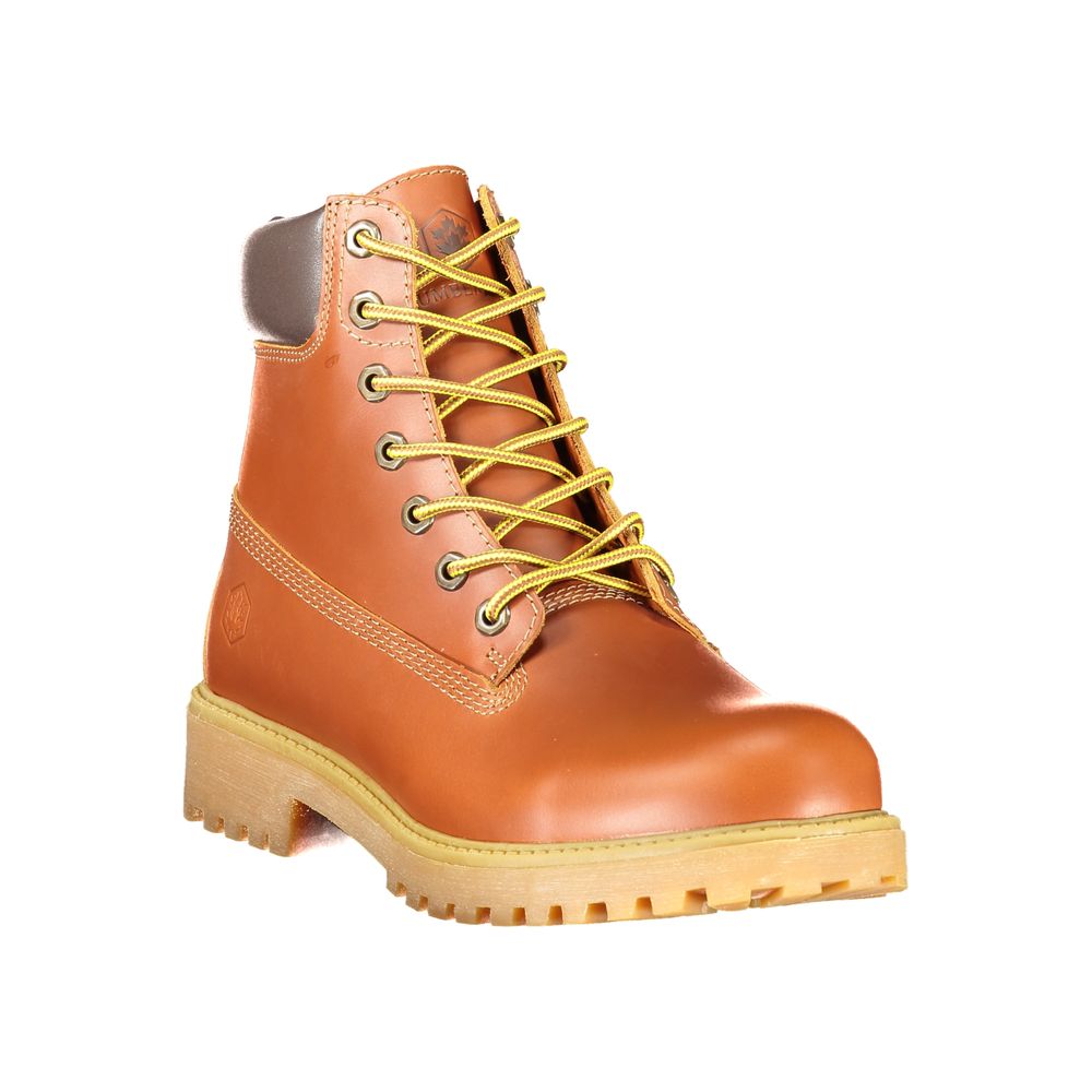 Lumberjack Brauner Leder-Sneaker für Herren