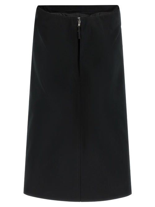 Rick Owens Schwarzes Polyester-Kurzkleid