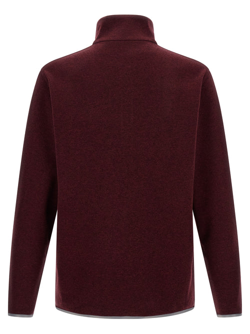 Brunello Cucinelli Bordeaux Kaschmir-Sweatshirt