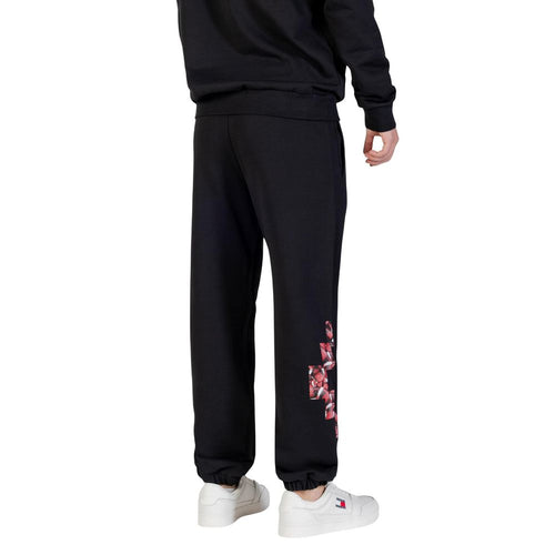 County of Milan Schwarze Baumwoll-Jogginghose (Trainingshose)