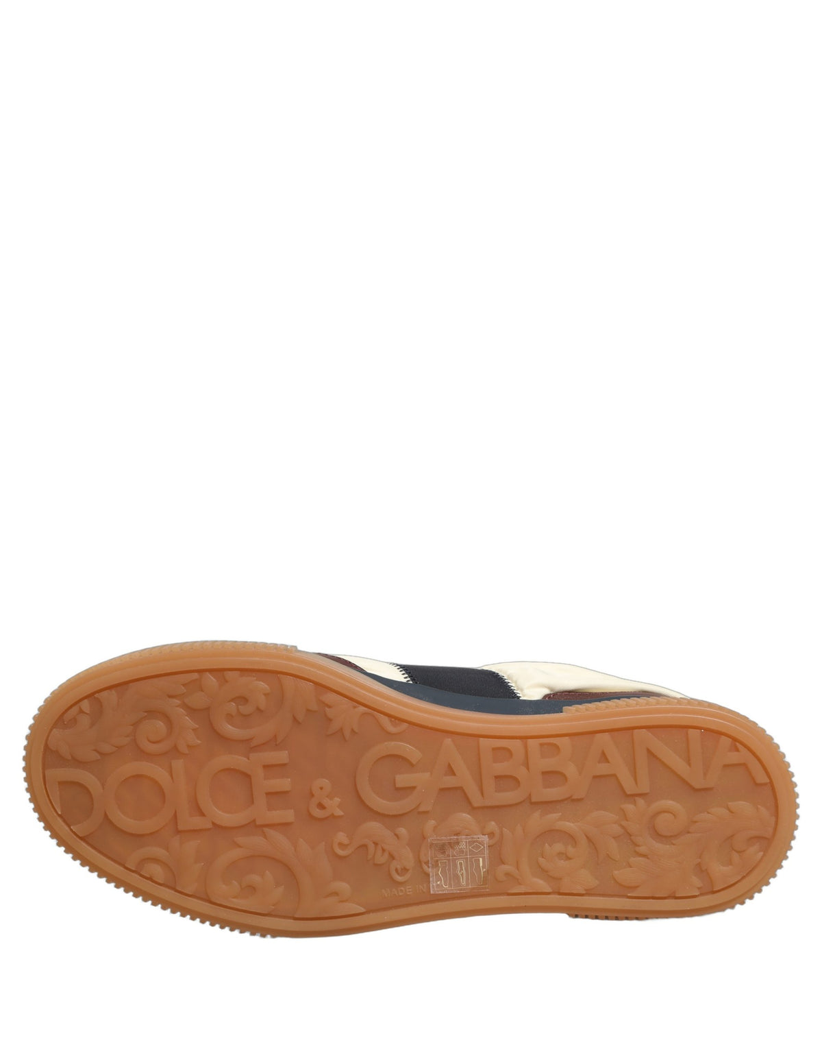 Dolce & Gabbana Mehrfarbige Leder MIAMI Sneaker Herren Schuhe