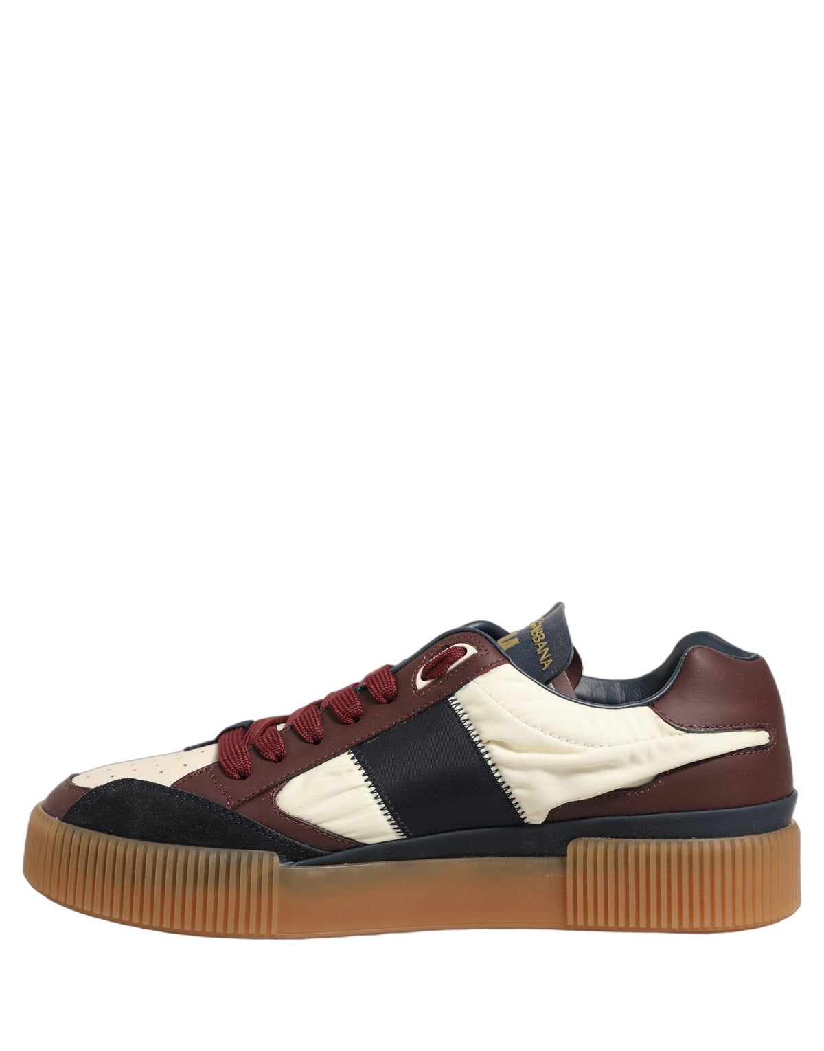 Dolce & Gabbana Mehrfarbige Leder MIAMI Sneaker Herren Schuhe