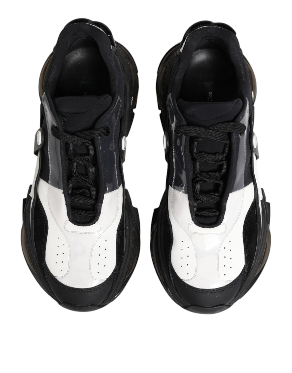 Dolce & Gabbana Weiße Schwarze Logo Airmaster Herren Sneaker Schuhe